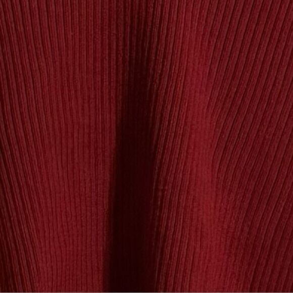 Tommy Hilfiger Red V-Neck Sweater - Picture 2 of 5